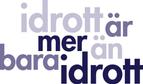 Logotyp för insamlingen, med texten Idrott är mer än bara idrott